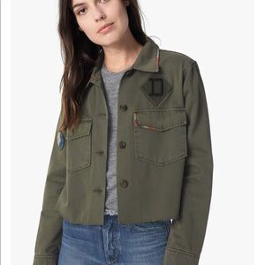 Joes jeans cropped military jacket
